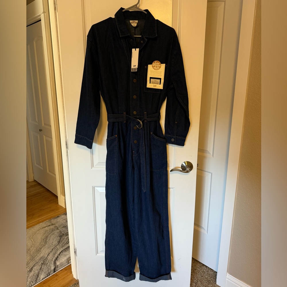 NEW Women’s LEE Denim Union-Alls Jumpsuit size Medium